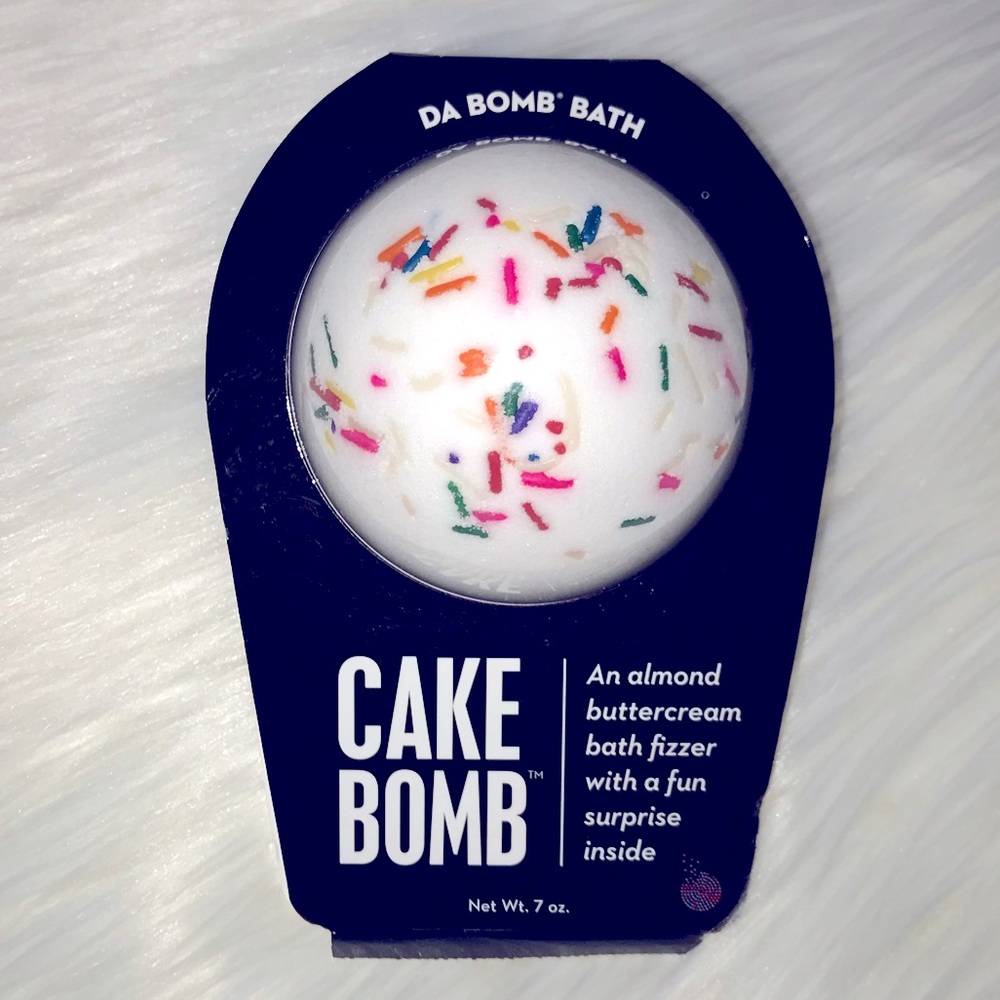 Da Bomb Bath Fizzers Cake Bath Bomb, 7oz